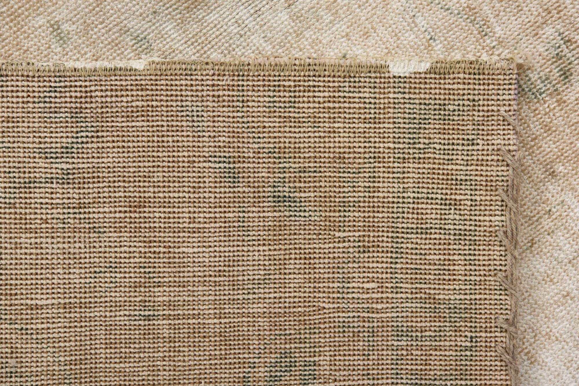 5' 5 x 6' 7 Hand Knotted Ultra Vintage Persian Wool Rug