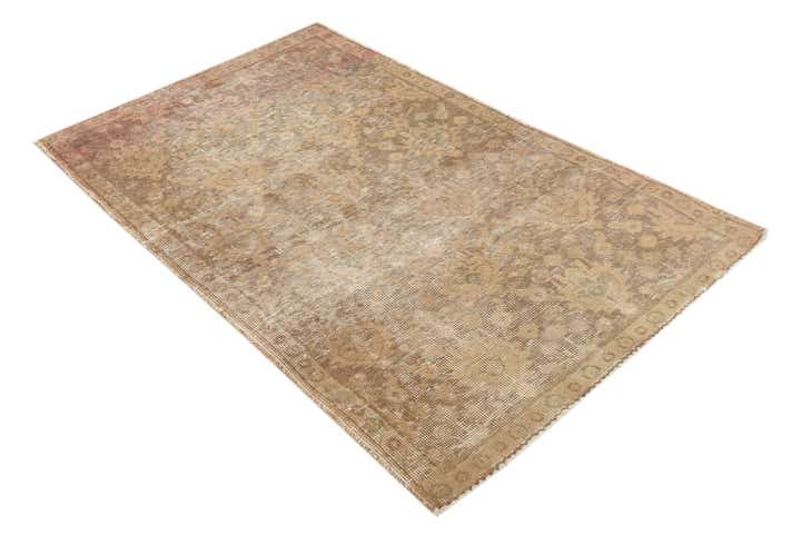 3' 1 x 4' 10 Hand Knotted Ultra Vintage Persian Wool Rug