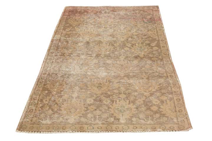 3' 1 x 4' 10 Hand Knotted Ultra Vintage Persian Wool Rug