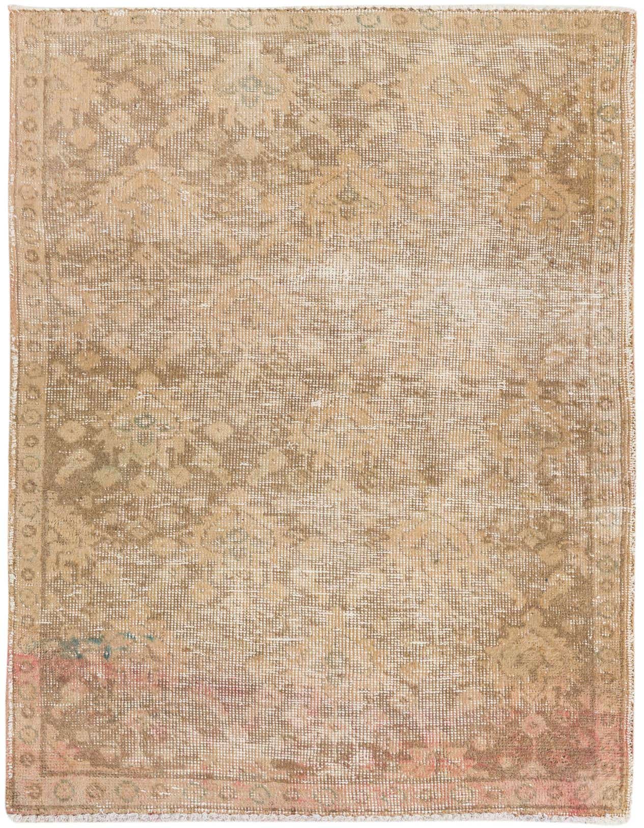 Primary image 3' 1 x 4' 10  Hand Knotted Ultra Vintage Persian Wool Rug