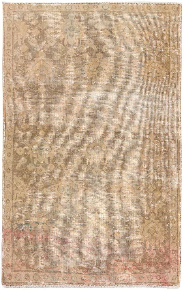 3' 1 x 4' 10 Hand Knotted Ultra Vintage Persian Wool Rug
