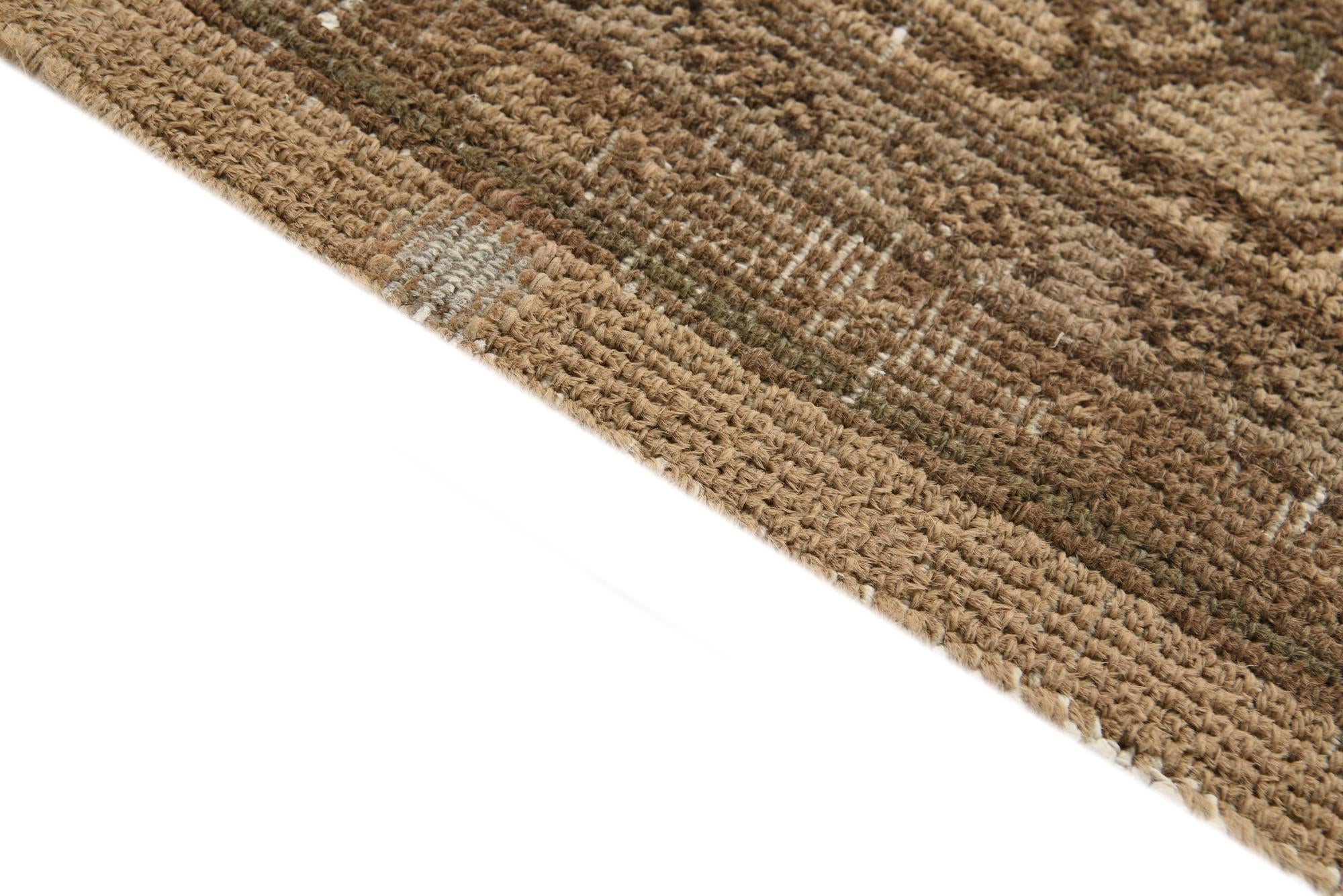 6' 10 x 9' 7 Hand Knotted Ultra Vintage Persian Wool Rug