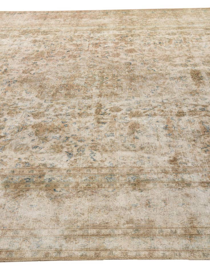 Detail image of 9' 4 x 12' 6  Hand Knotted Ultra Vintage Persian Wool Rug