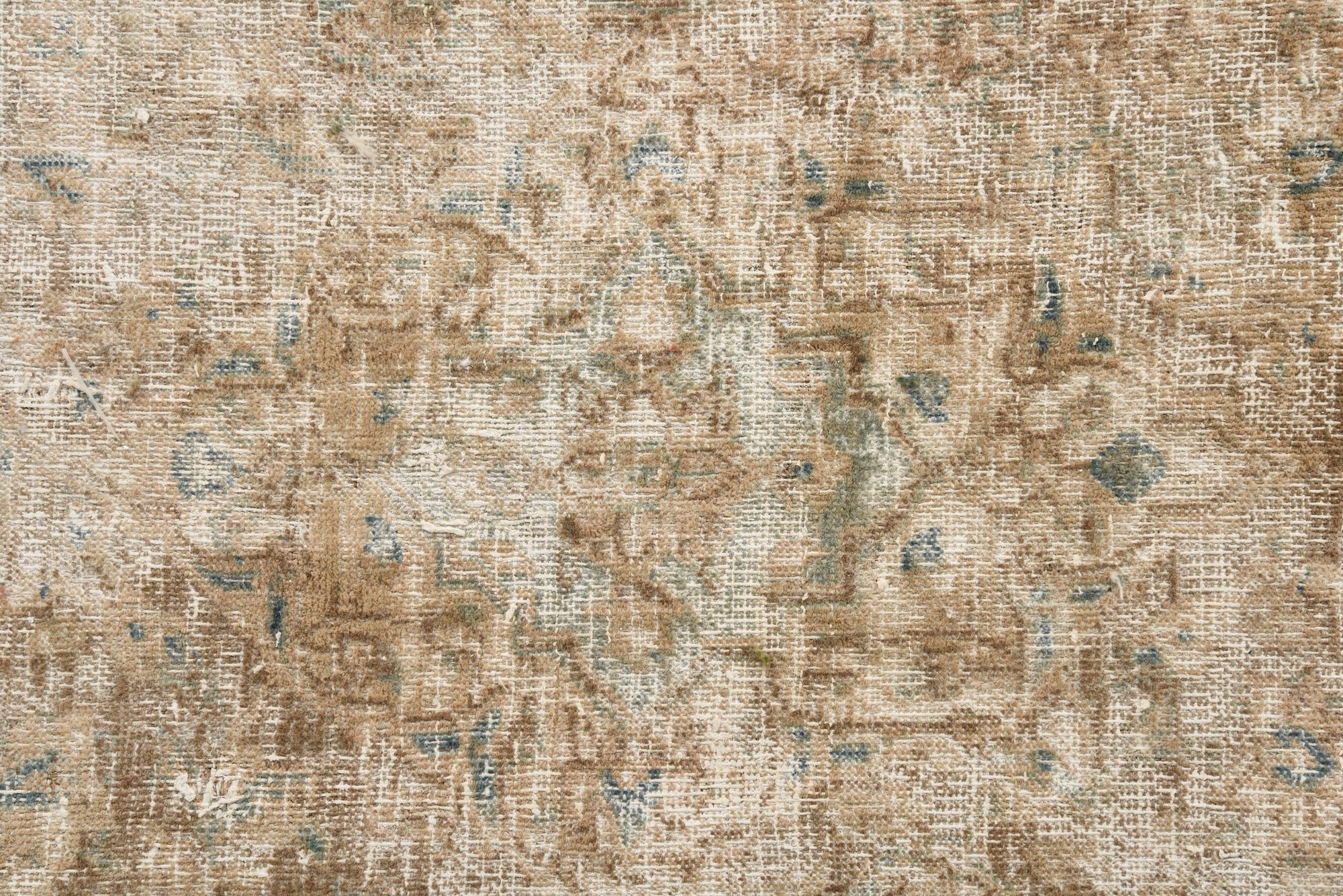 9' 4 x 12' 6 Hand Knotted Ultra Vintage Persian Wool Rug
