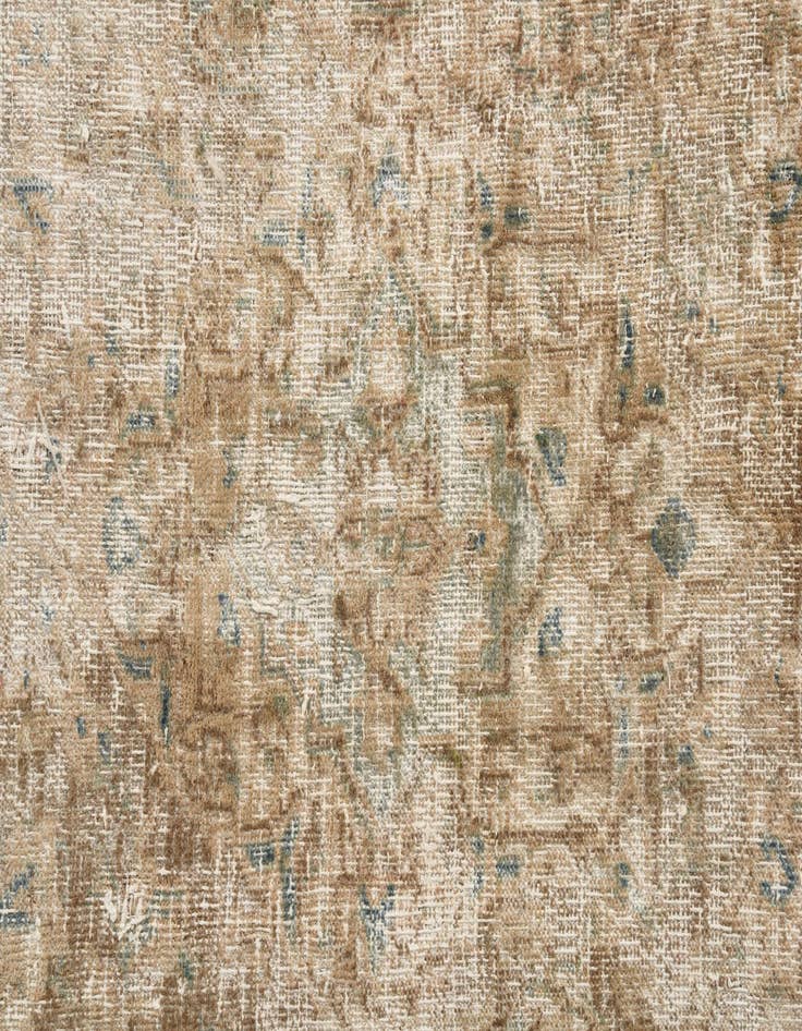 Detail image of 9' 4 x 12' 6  Hand Knotted Ultra Vintage Persian Wool Rug