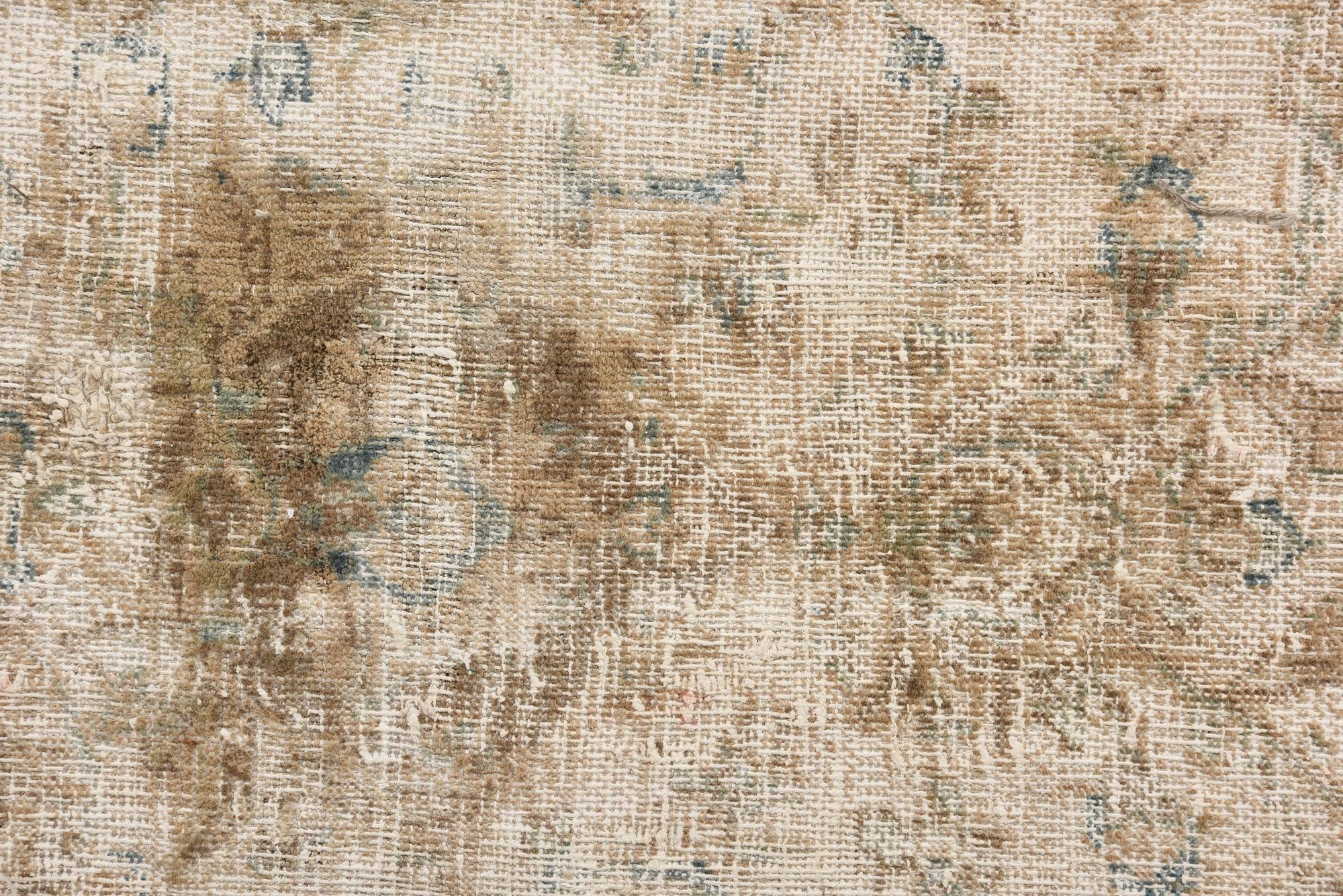 9' 4 x 12' 6 Hand Knotted Ultra Vintage Persian Wool Rug