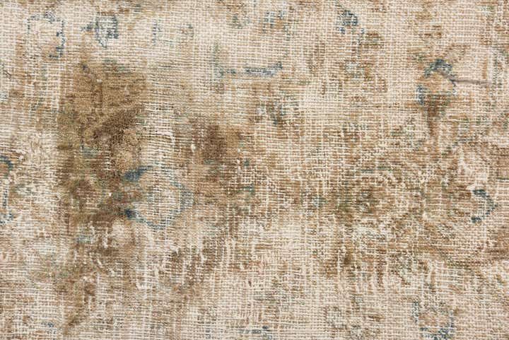 9' 4 x 12' 6 Hand Knotted Ultra Vintage Persian Wool Rug