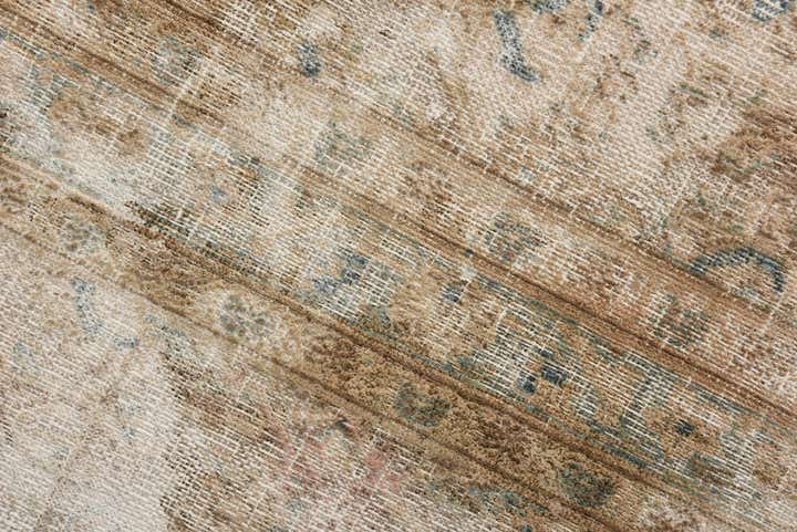 9' 4 x 12' 6 Hand Knotted Ultra Vintage Persian Wool Rug