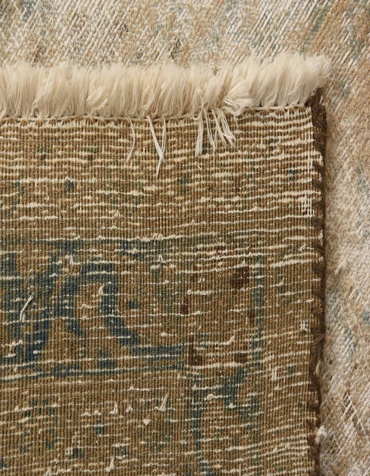 Detail image of 9' 7 x 12' 6  Hand Knotted Ultra Vintage Persian Wool Rug