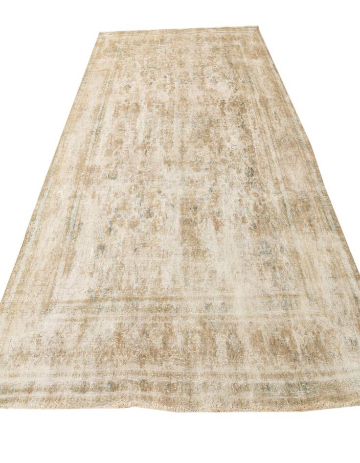 Detail image of 9' 7 x 12' 6  Hand Knotted Ultra Vintage Persian Wool Rug