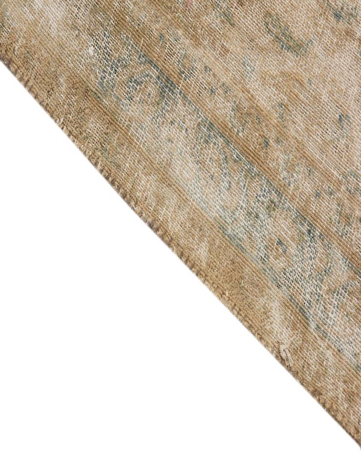 Detail image of 9' 7 x 12' 6  Hand Knotted Ultra Vintage Persian Wool Rug