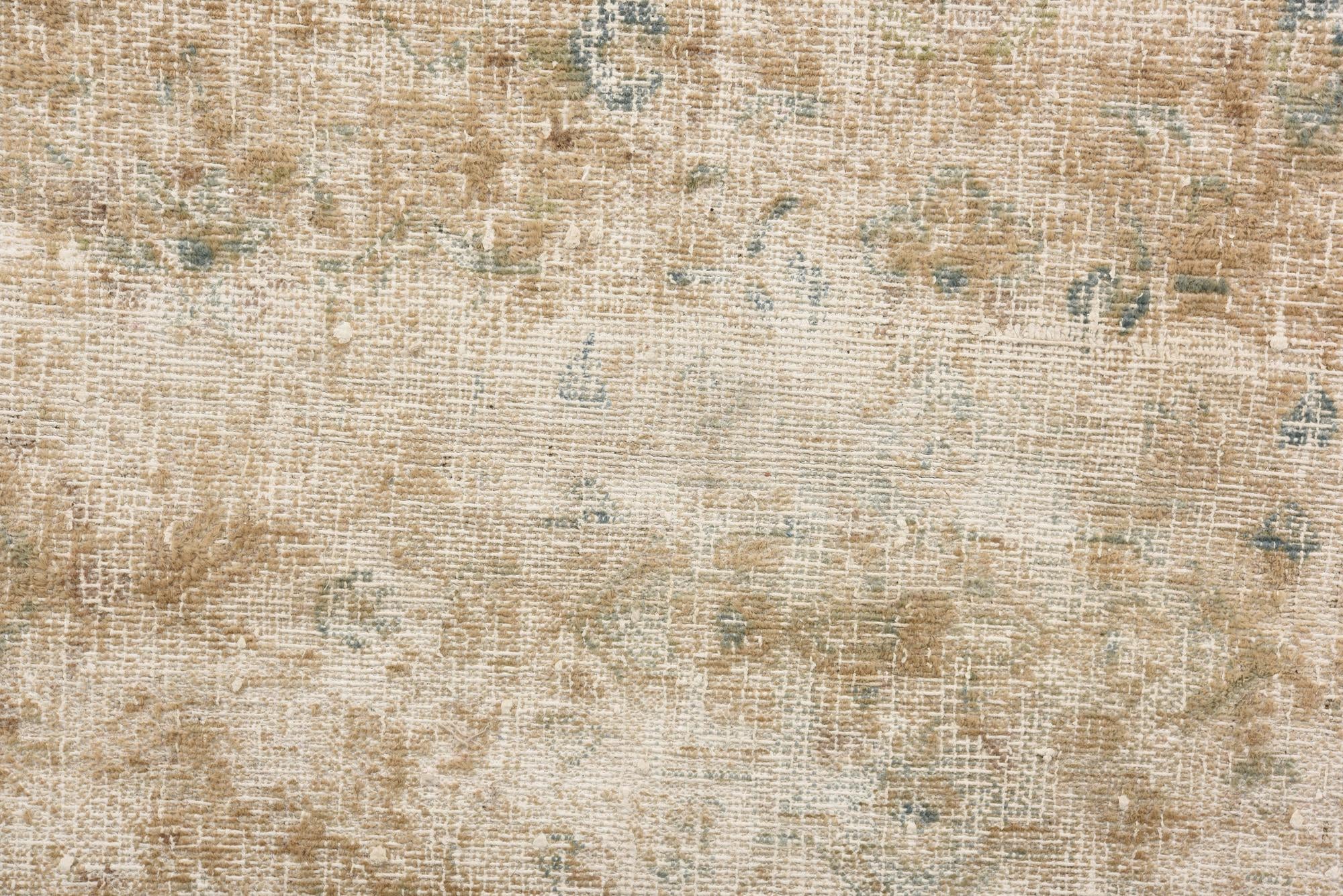 9' 7 x 12' 6 Hand Knotted Ultra Vintage Persian Wool Rug
