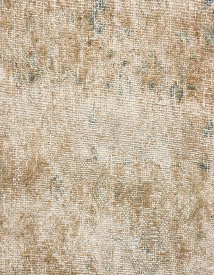 Detail image of 9' 7 x 12' 6  Hand Knotted Ultra Vintage Persian Wool Rug