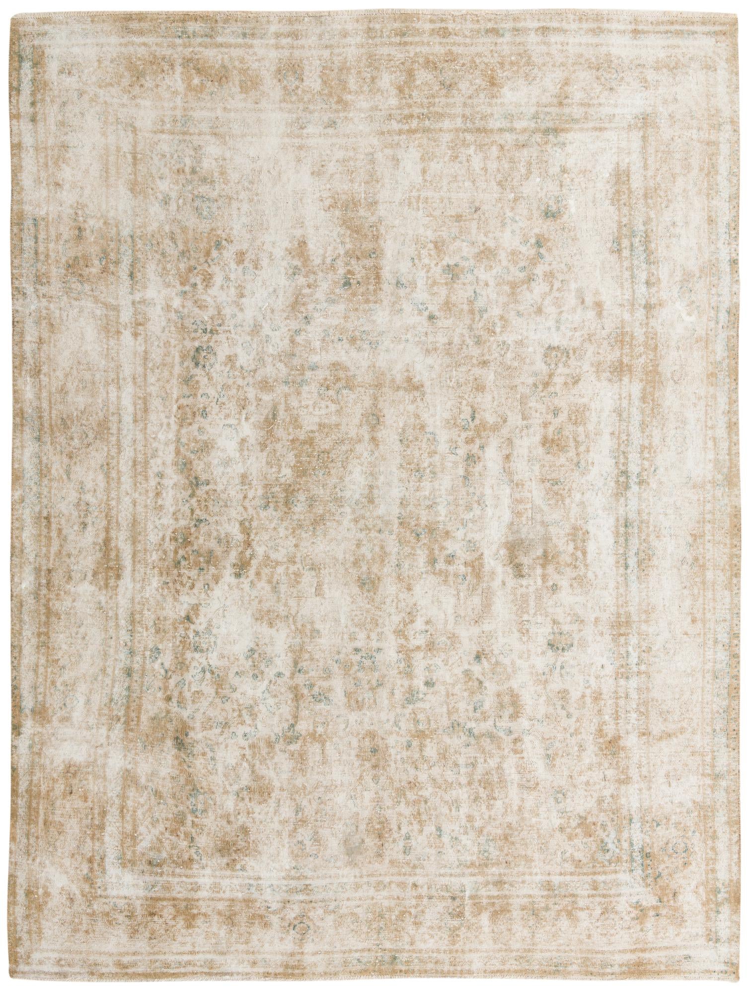 9' 7 x 12' 6 Hand Knotted Ultra Vintage Persian Wool Rug