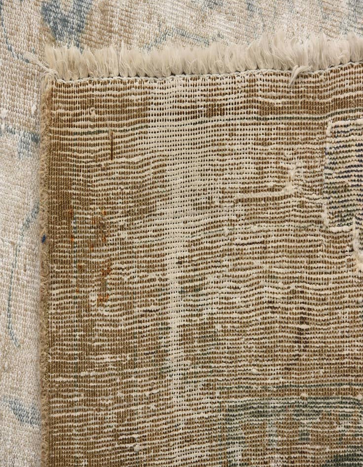 Detail image of 9' 7 x 13' 2  Hand Knotted Ultra Vintage Persian Wool Rug