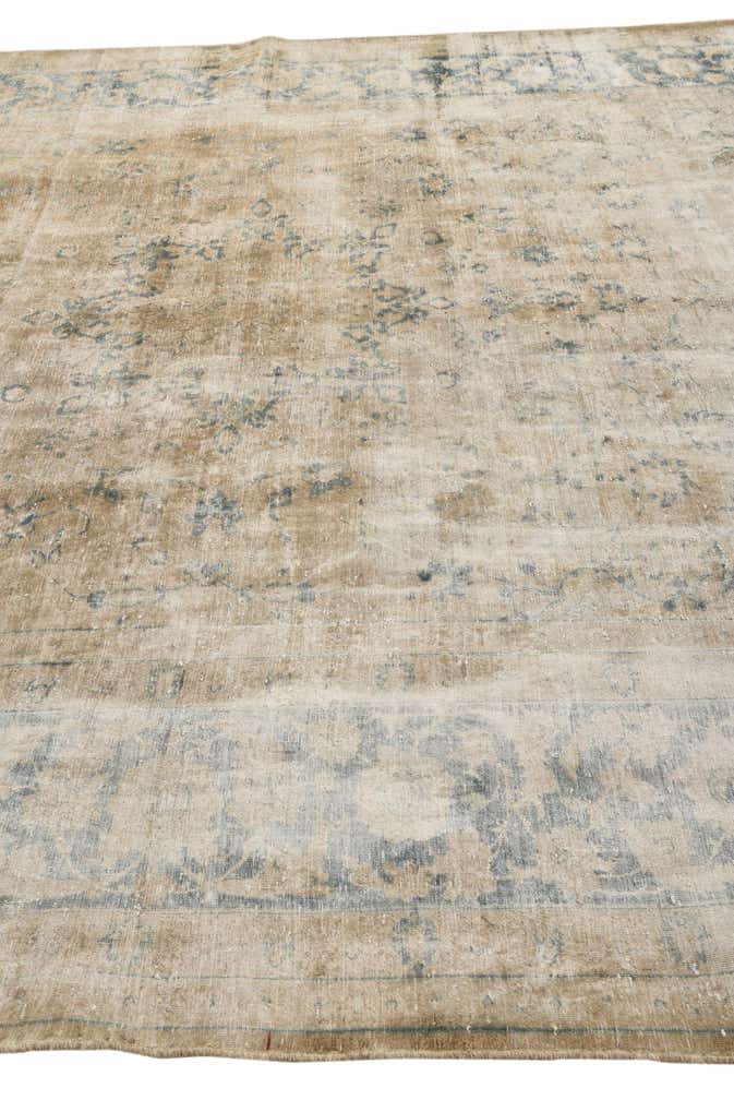 9' 7 x 13' 2 Hand Knotted Ultra Vintage Persian Wool Rug