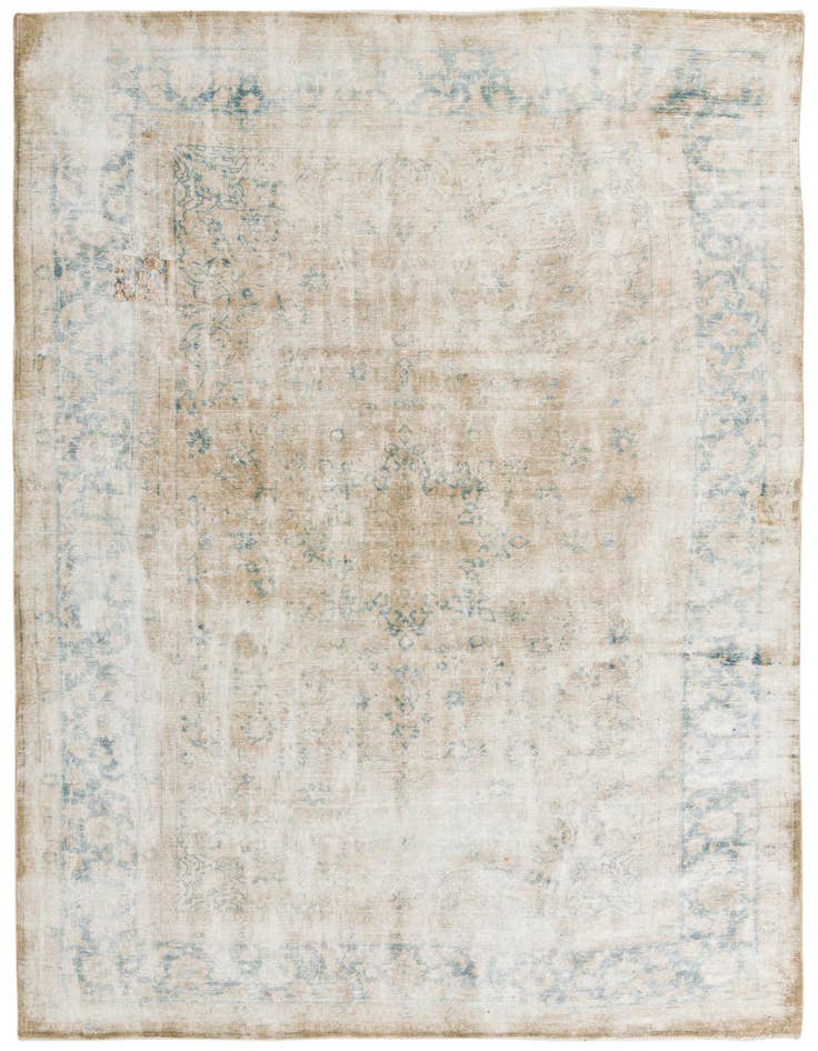 Detail image of 9' 7 x 13' 2 Hand Knotted Ultra Vintage Persian Wool Rug