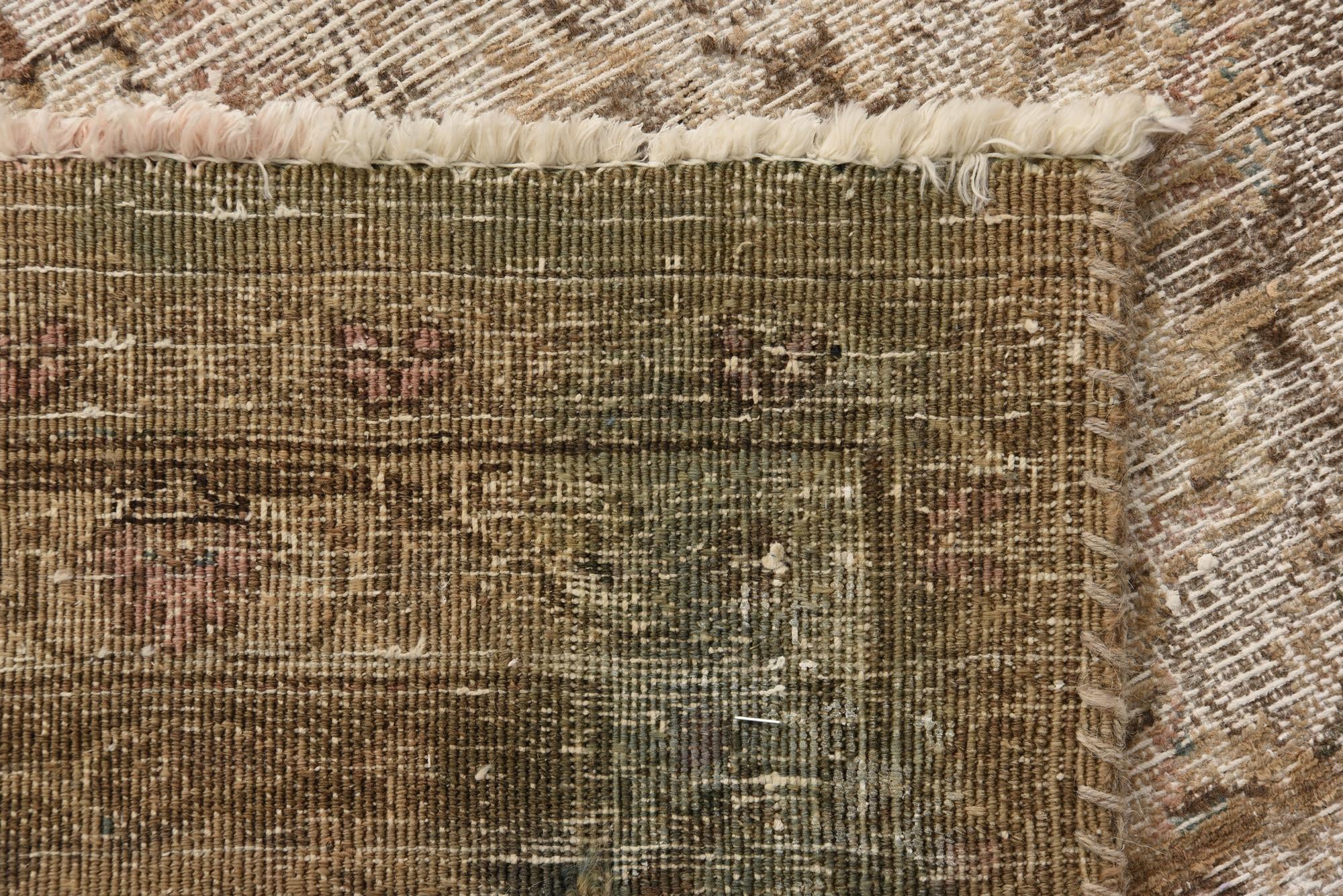 9' 7 x 12' 3 Hand Knotted Ultra Vintage Persian Wool Rug