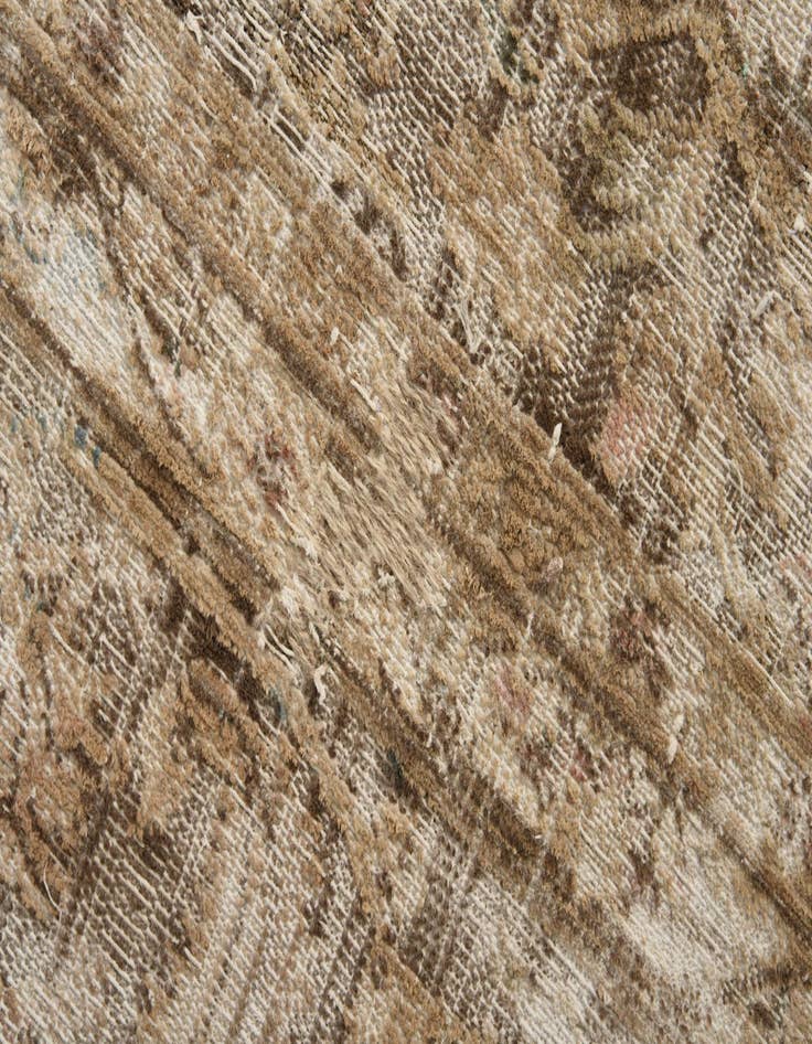 Detail image of  9' 7 x 12' 3  Hand Knotted Ultra Vintage Persian Wool Rug
