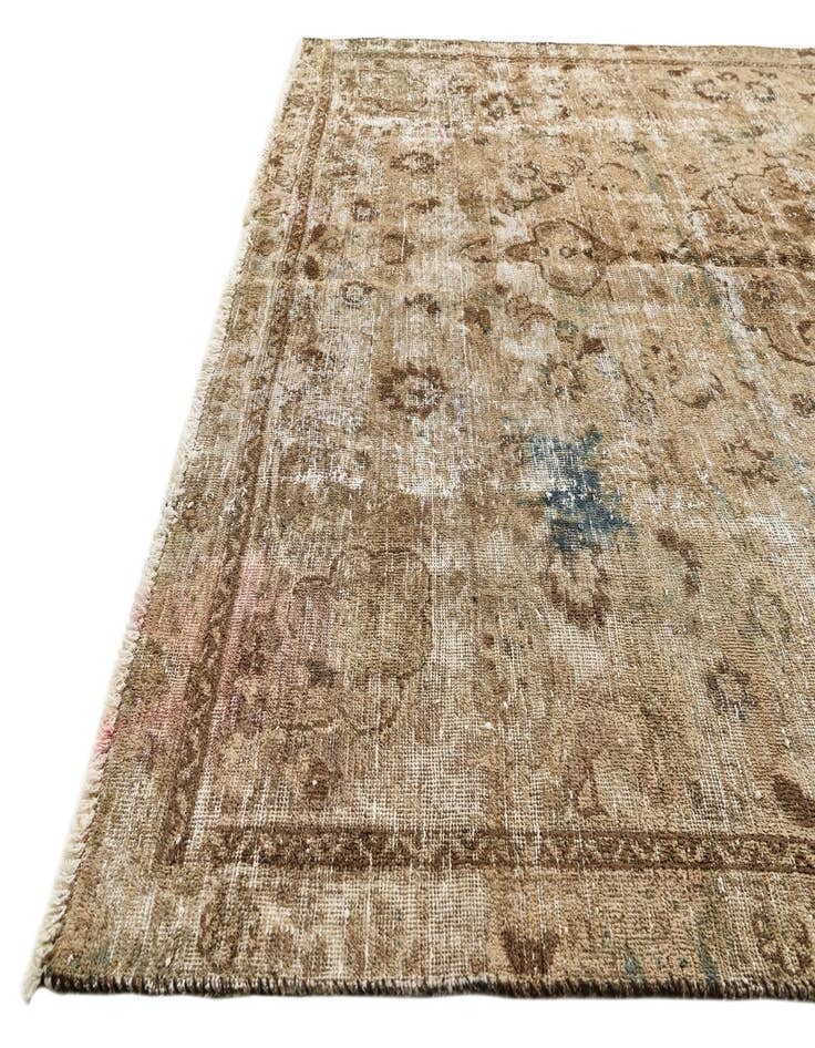 Detail image of 6' x 8' 4  Hand Knotted Ultra Vintage Persian Wool Rug