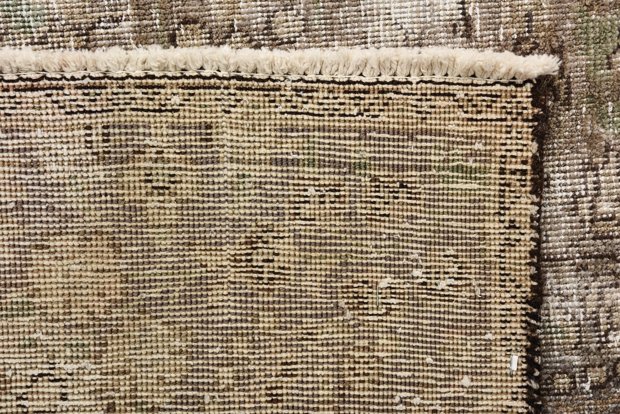 7' x 9' 9 Hand Knotted Ultra Vintage Persian Wool Rug
