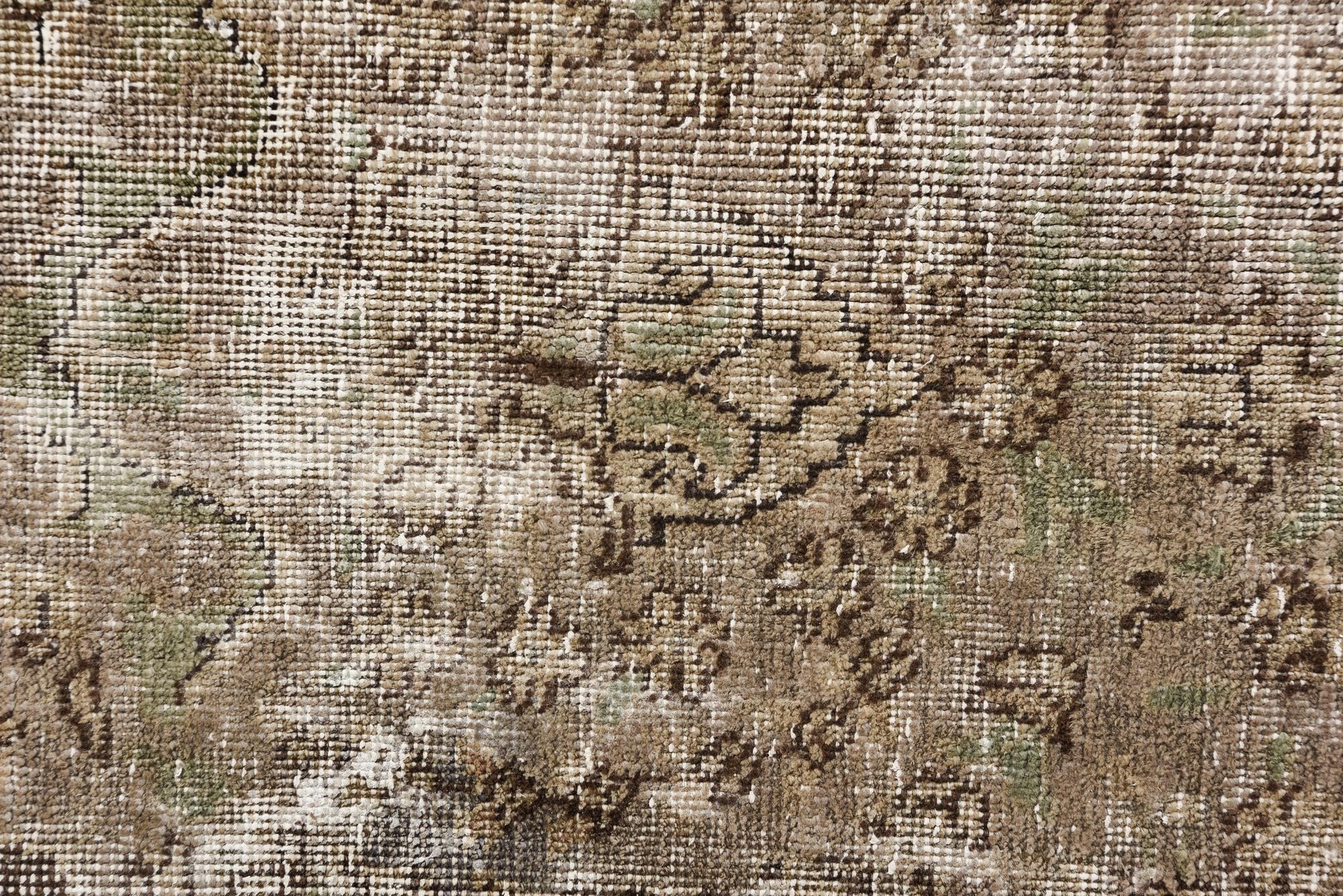 7' x 9' 9 Hand Knotted Ultra Vintage Persian Wool Rug