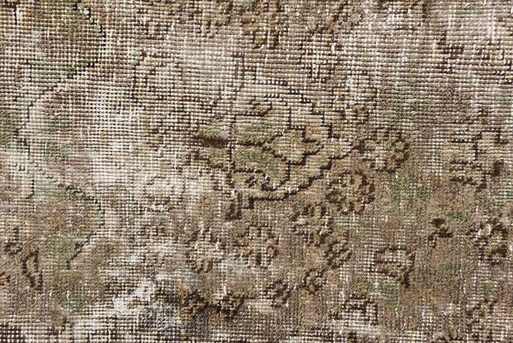 7' x 9' 9 Hand Knotted Ultra Vintage Persian Wool Rug