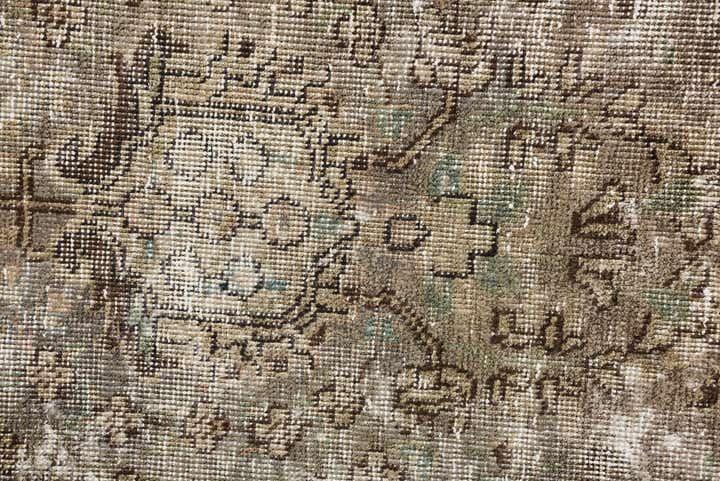 7' x 9' 9 Hand Knotted Ultra Vintage Persian Wool Rug