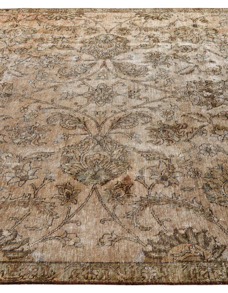 Detail image of 7' 5 x 11'  Hand Knotted Ultra Vintage Persian Wool Rug