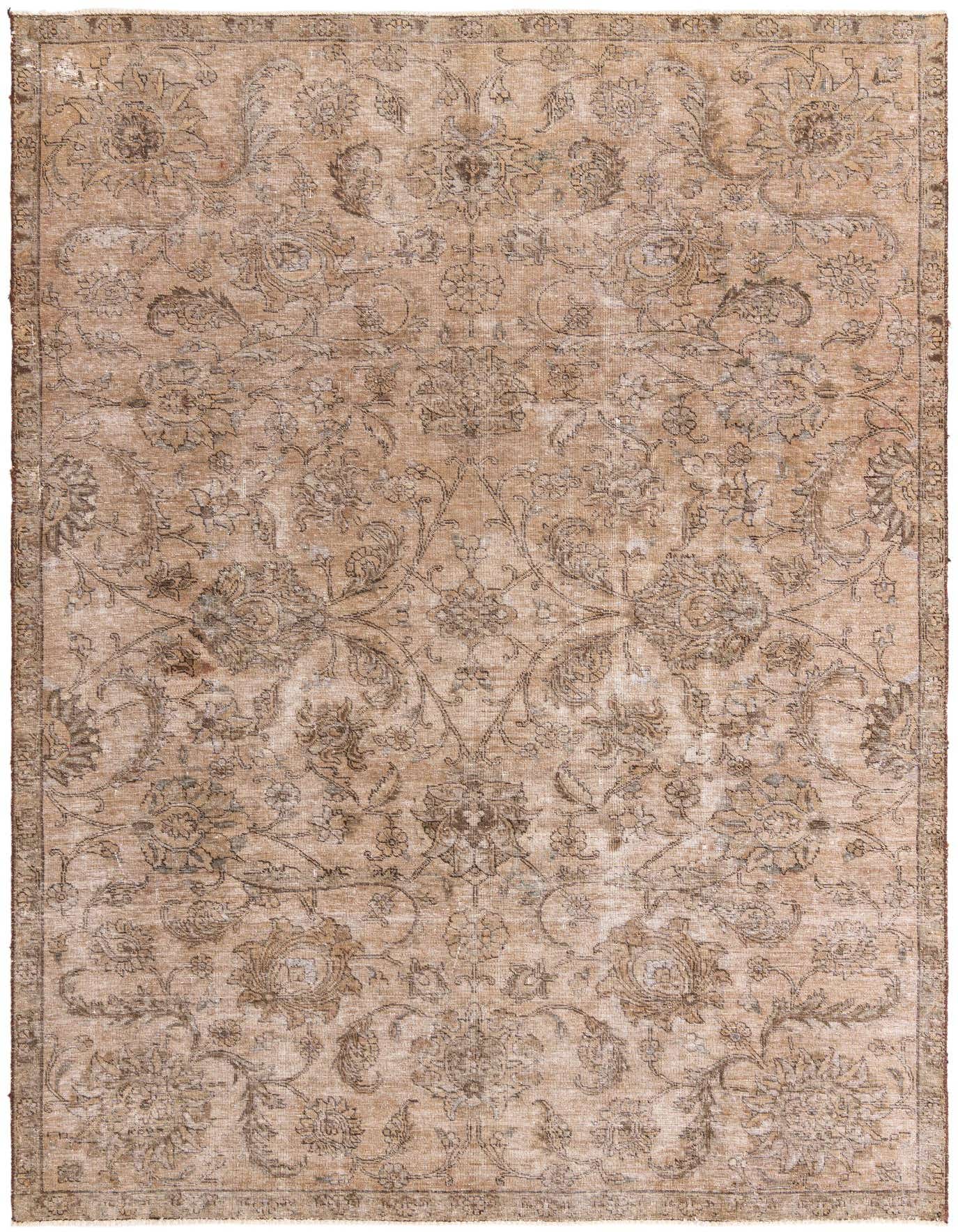 Primary image 7' 5 x 11'  Hand Knotted Ultra Vintage Persian Wool Rug