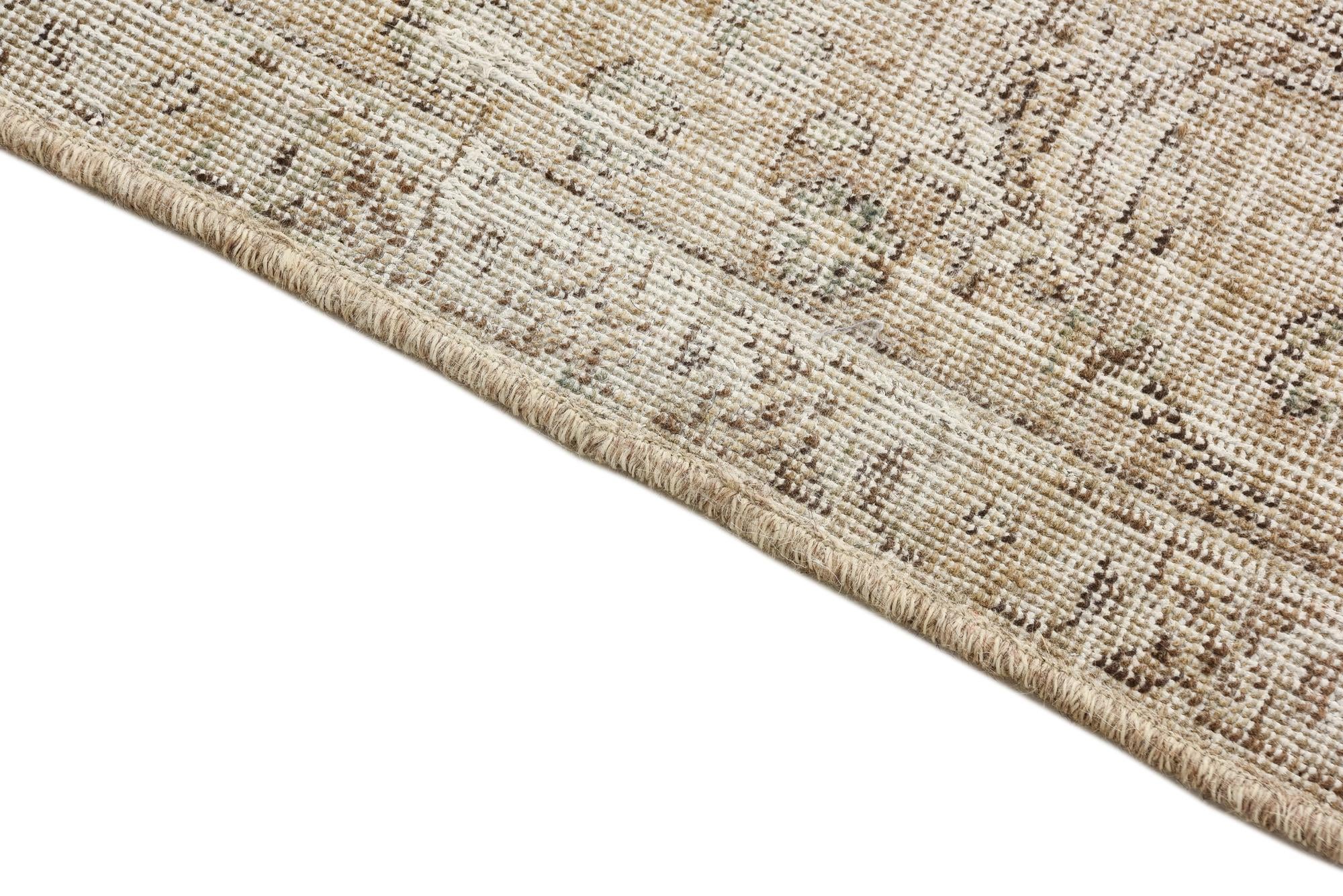 7' 1 x 8' 9 Hand Knotted Ultra Vintage Persian Wool Rug