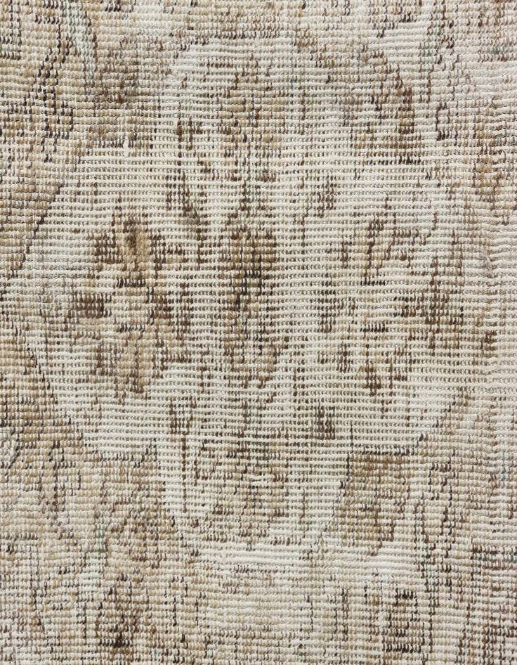 Detail image of 7' 1 x 8' 9  Hand Knotted Ultra Vintage Persian Wool Rug