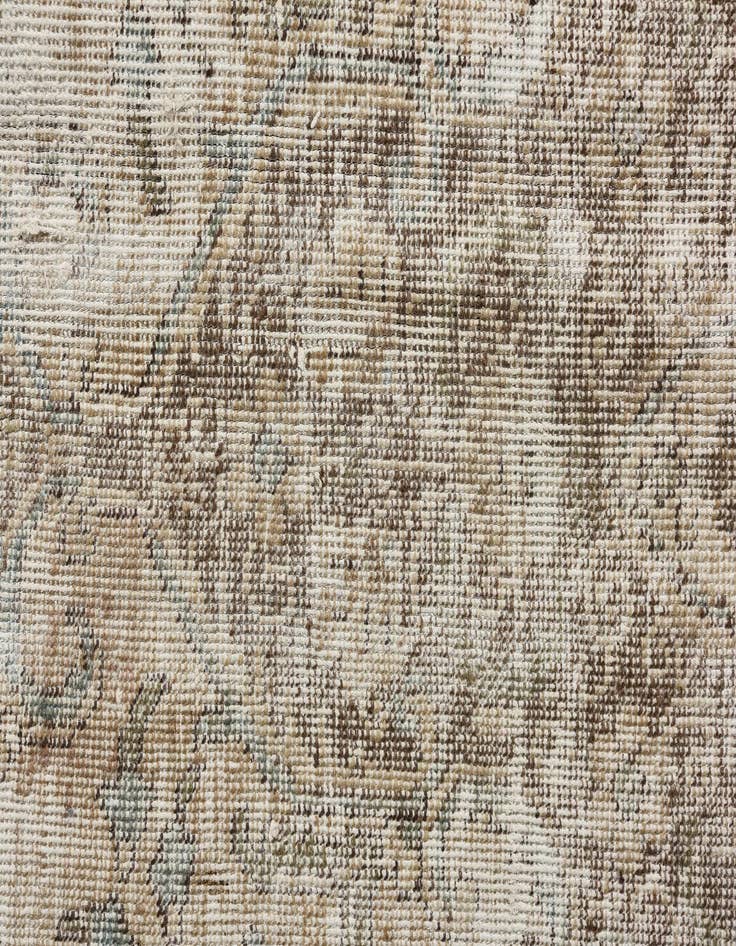 Detail image of 7' 1 x 8' 9  Hand Knotted Ultra Vintage Persian Wool Rug