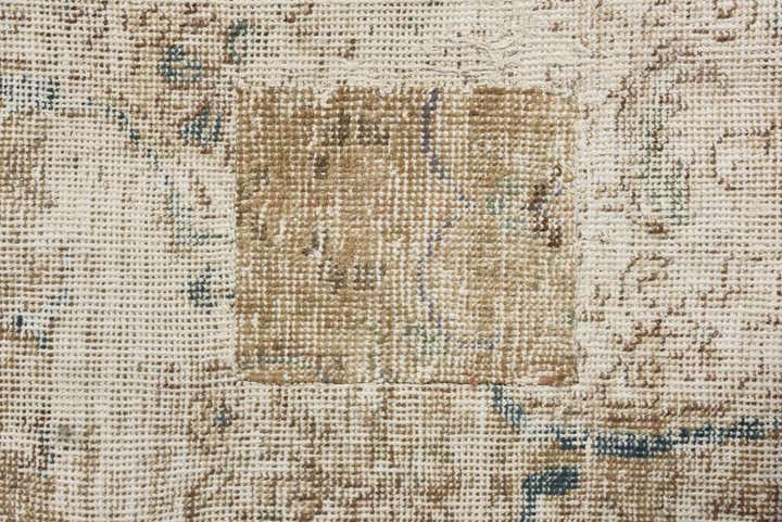 7' 1 x 8' 9 Hand Knotted Ultra Vintage Persian Wool Rug