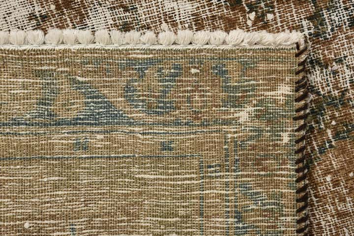 6' x 9' 8 Hand Knotted Ultra Vintage Persian Wool Rug