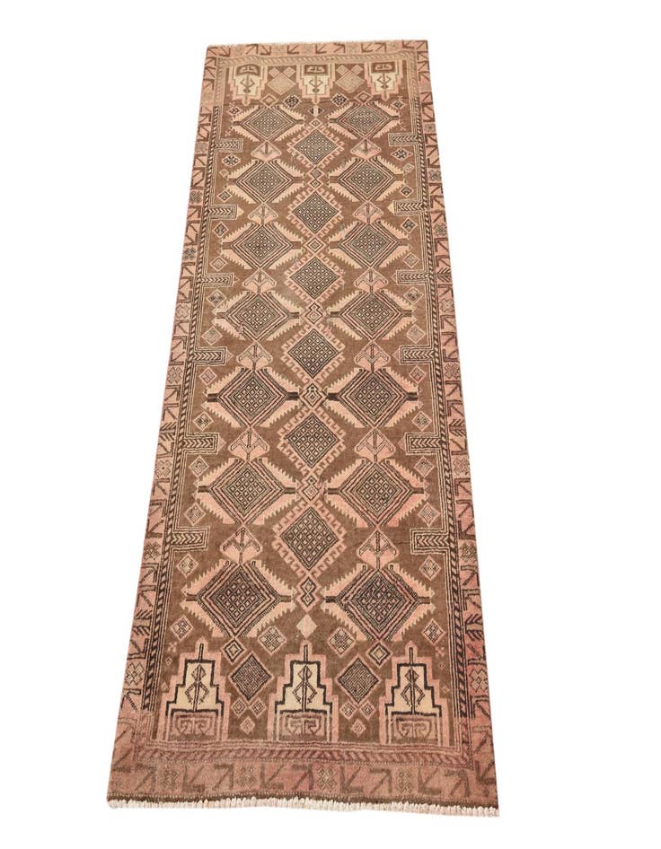 Detail image of 2' 7 x 5' 3  Hand Knotted Ultra Vintage Persian Wool Rug