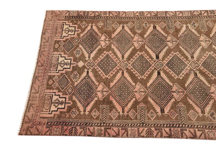 Detail image of 2' 7 x 5' 3 Hand Knotted Ultra Vintage Persian Wool Rug