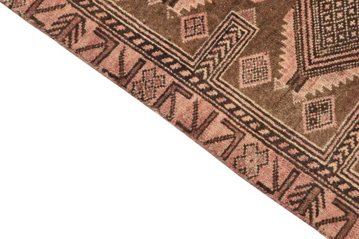 Detail image of 2' 7 x 5' 3 Hand Knotted Ultra Vintage Persian Wool Rug