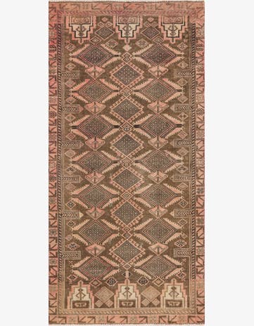 2' 7 x 5' 3 Hand Knotted Ultra Vintage Persian Wool Rug