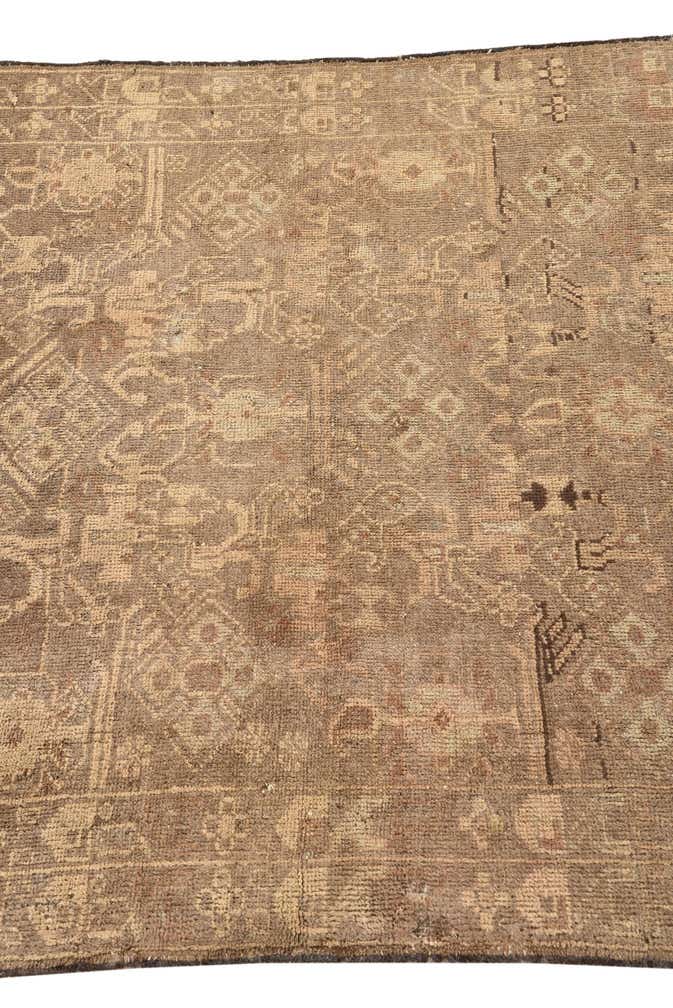3' 9 x 6' 8 Hand Knotted Ultra Vintage Persian Wool Rug