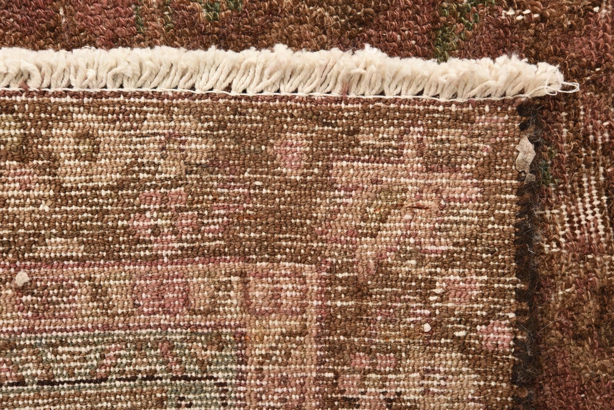 6' 5 x 9' Hand Knotted Ultra Vintage Persian Wool Rug