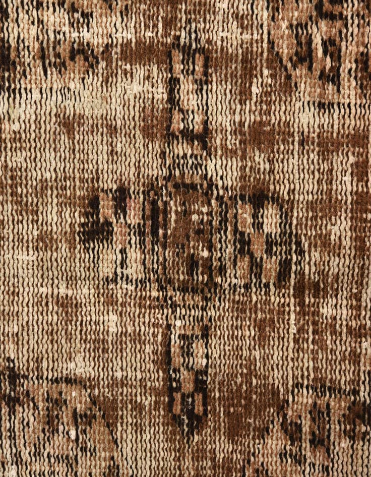Detail image of 4' 10 x 9' 5  Hand Knotted Ultra Vintage Persian Wool Rug
