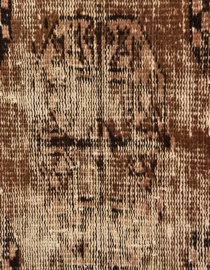 Detail image of 4' 10 x 9' 5  Hand Knotted Ultra Vintage Persian Wool Rug