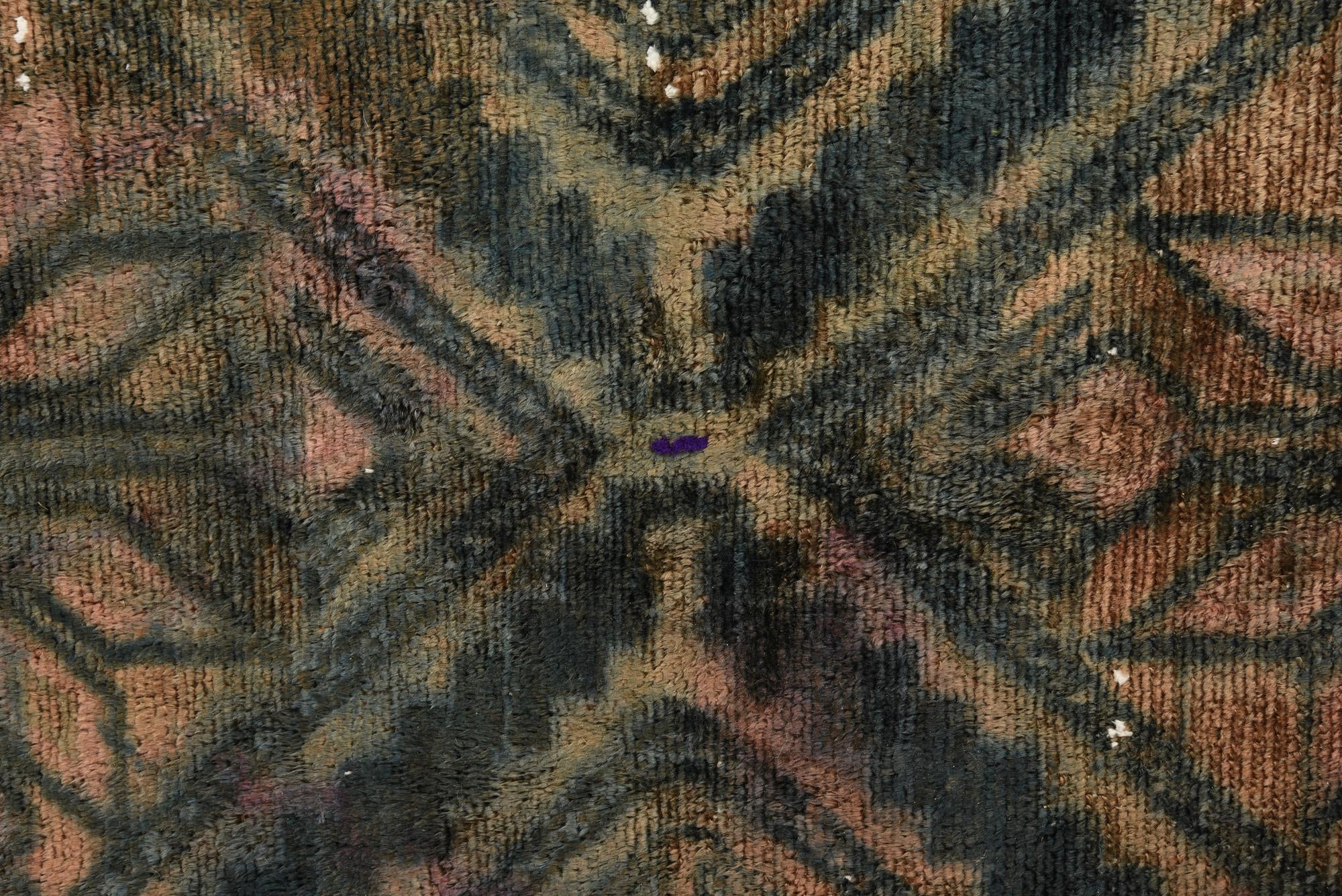 4' 6 x 7' Hand Knotted Ultra Vintage Persian Wool Rug