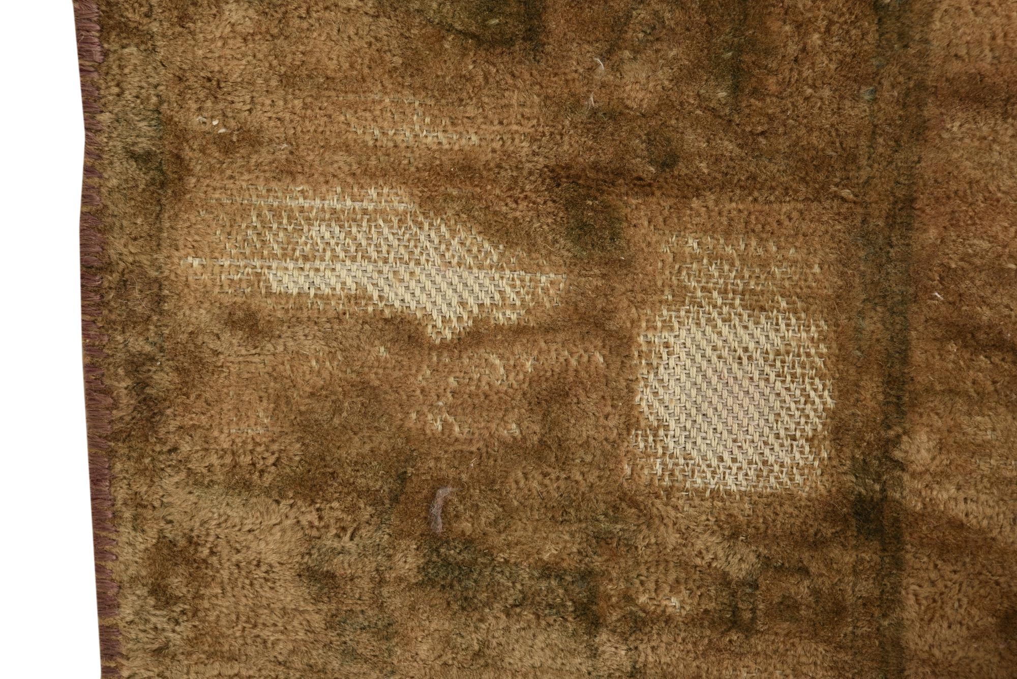 5' 6 x 7' 6 Hand Knotted Ultra Vintage Persian Wool Rug