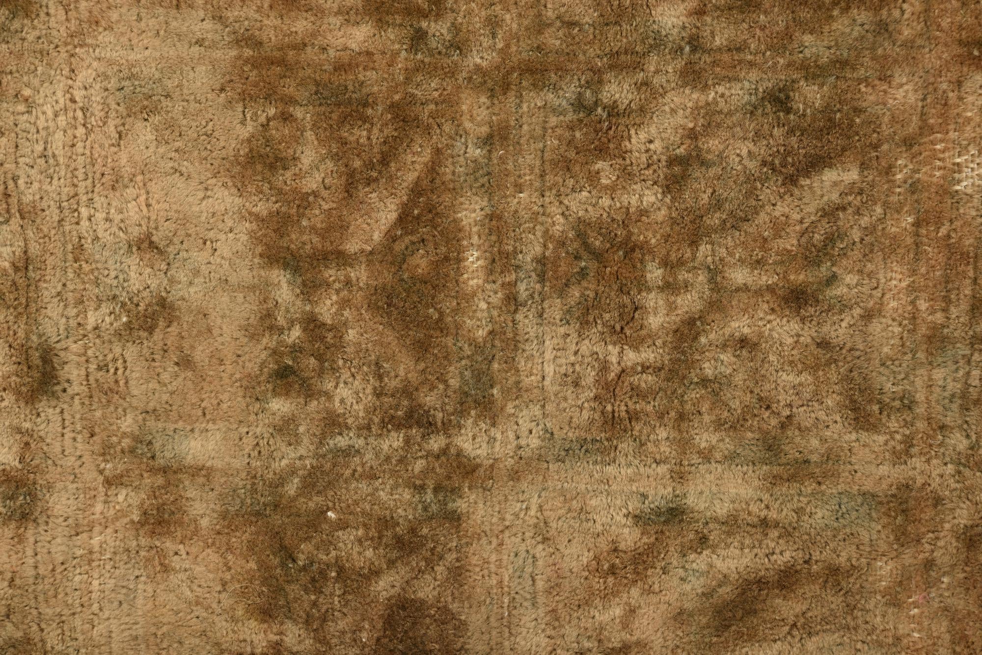 5' 6 x 7' 6 Hand Knotted Ultra Vintage Persian Wool Rug
