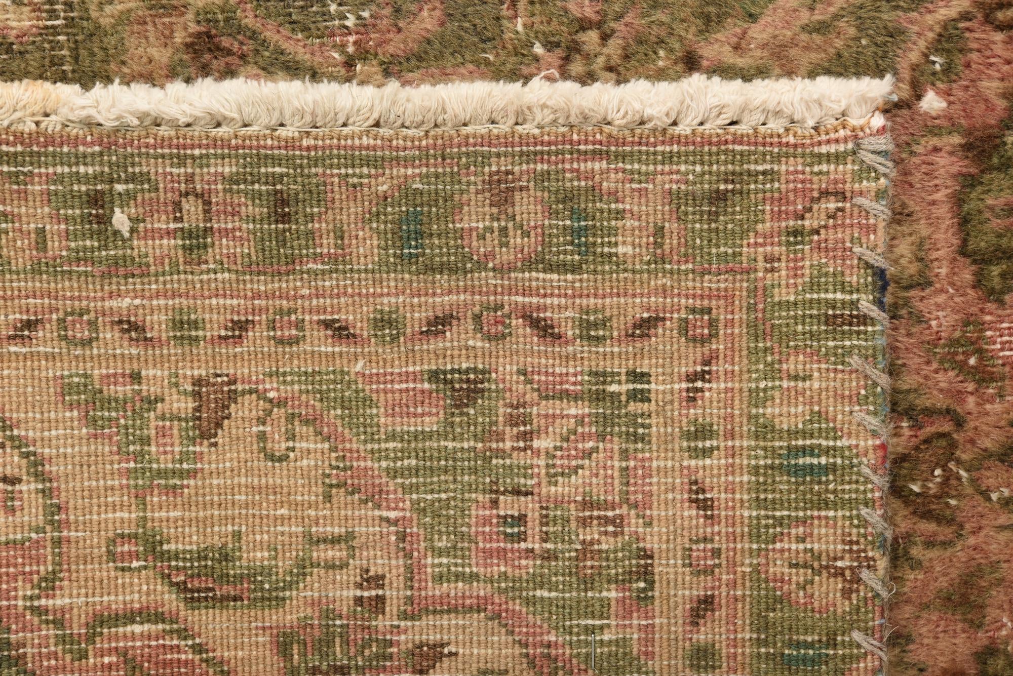 4' 4 x 7' 5 Hand Knotted Ultra Vintage Persian Wool Rug