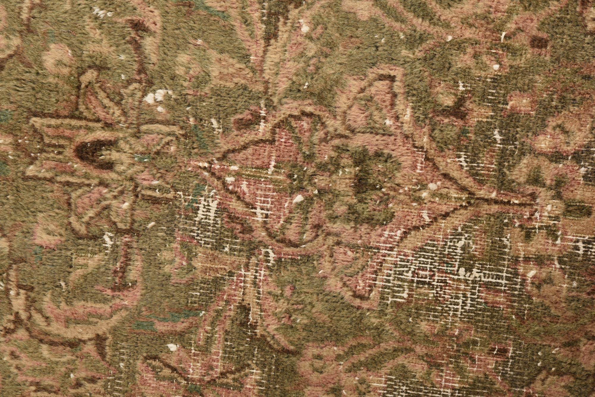 4' 4 x 7' 5 Hand Knotted Ultra Vintage Persian Wool Rug