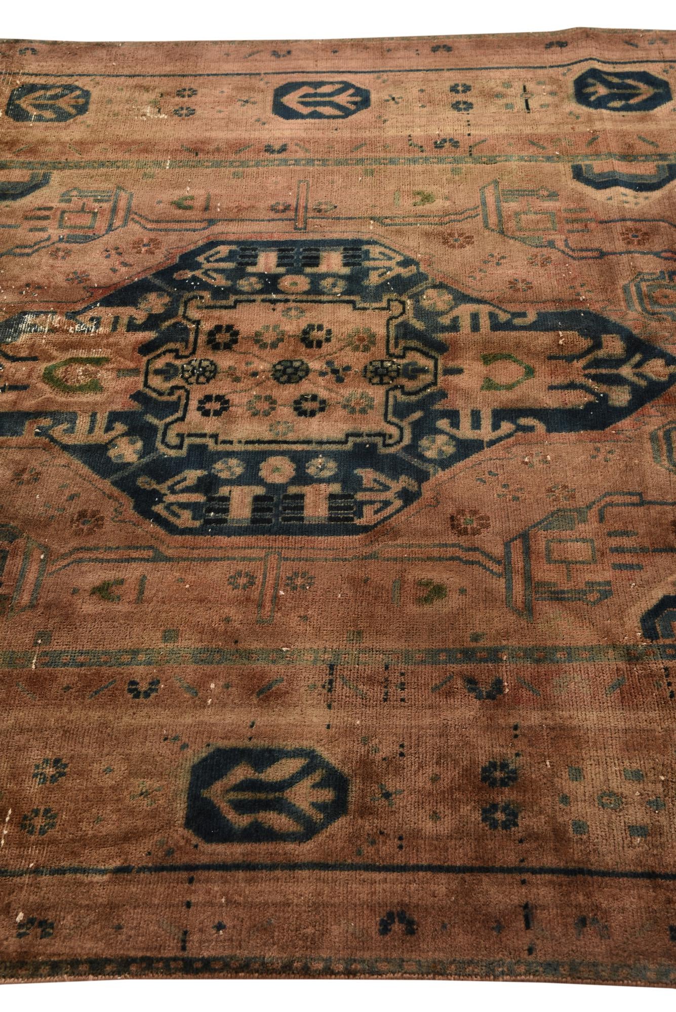 5' 6 x 10' 9 Hand Knotted Ultra Vintage Persian Wool Rug