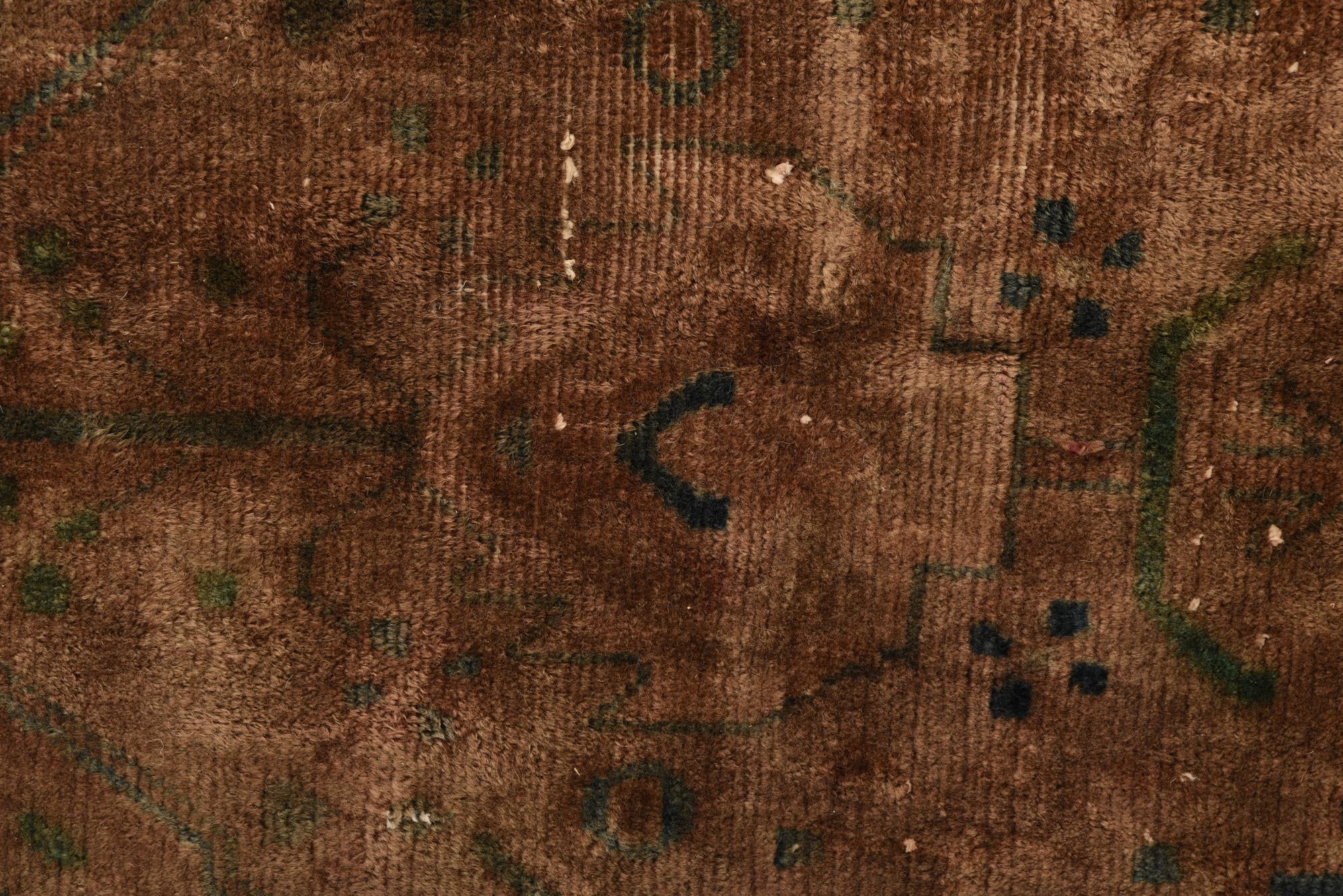 5' 6 x 10' 9 Hand Knotted Ultra Vintage Persian Wool Rug